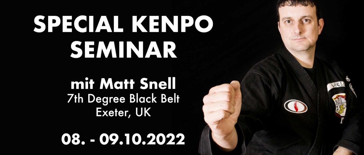 Special Kenpo Seminar am 08. - 09. Oktober 2022